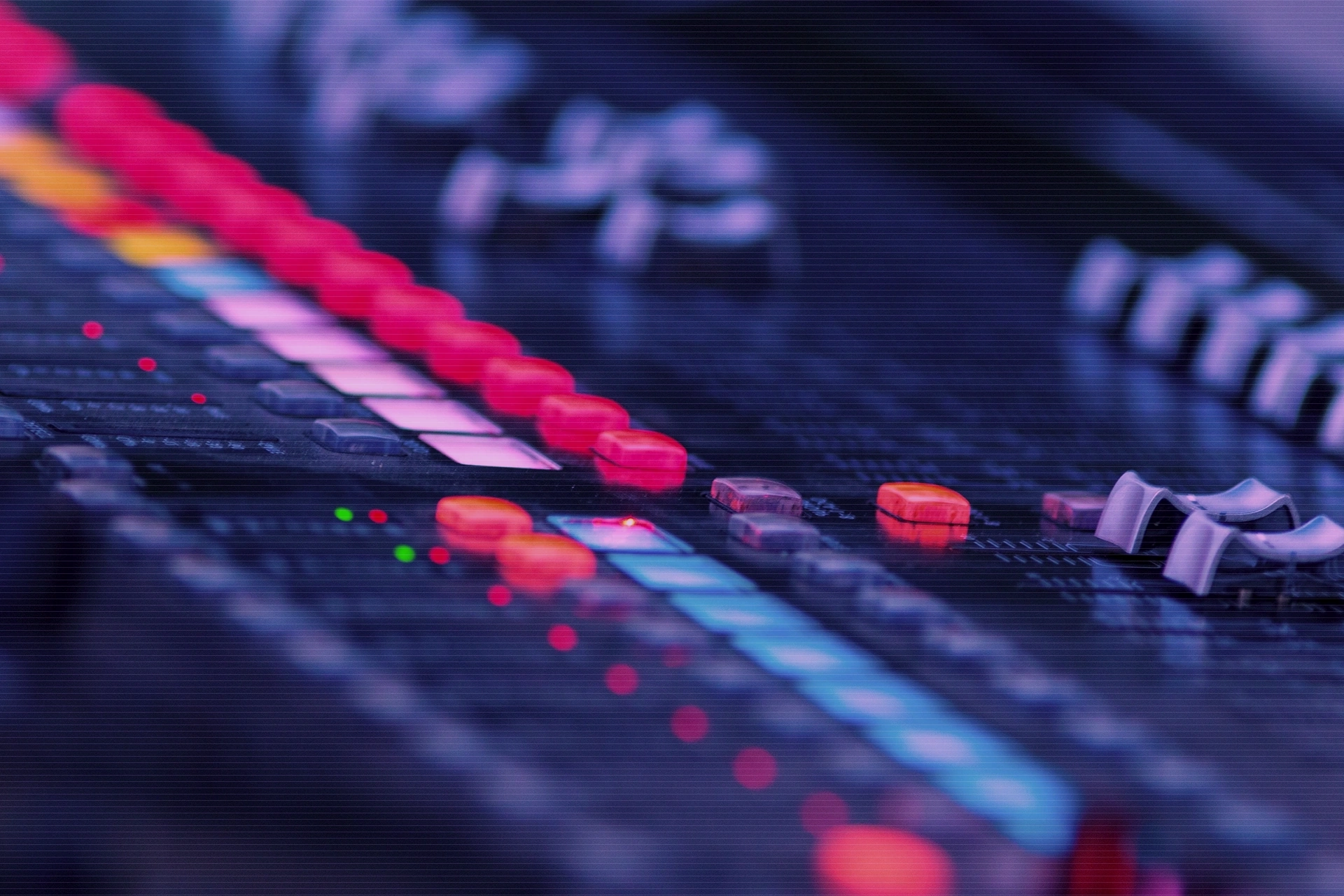 Mixing console